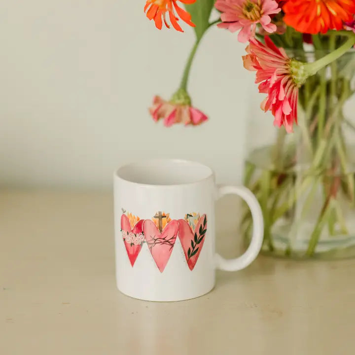 3 Hearts Mug