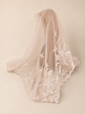 Irene Oatmeal Infinity Chapel Veil