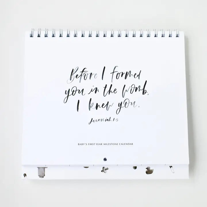 Christian Baby Milestone Calendar