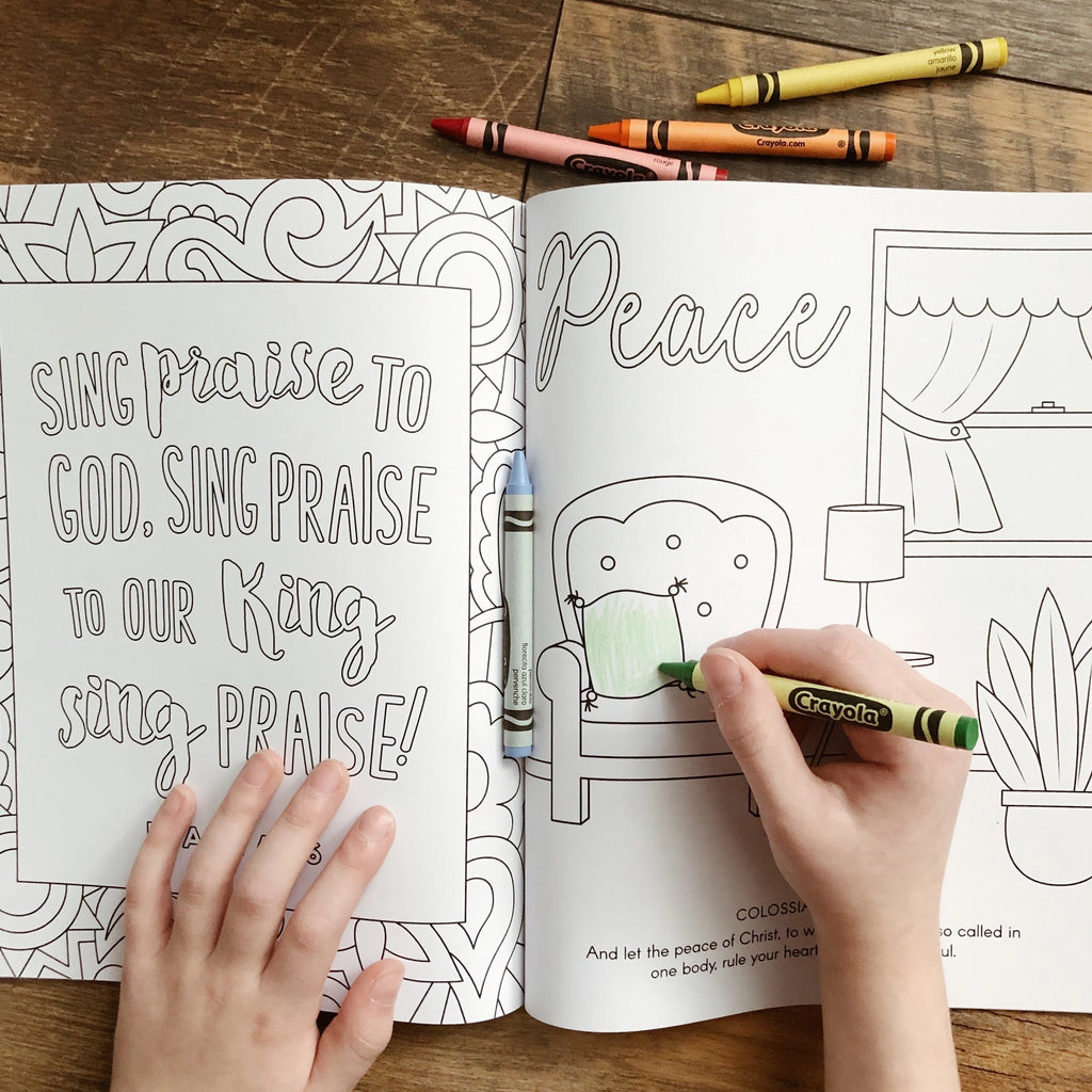 Colored with Grace Coloring/Activity Book