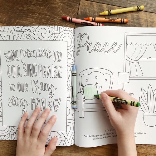 Colored with Grace Coloring/Activity Book