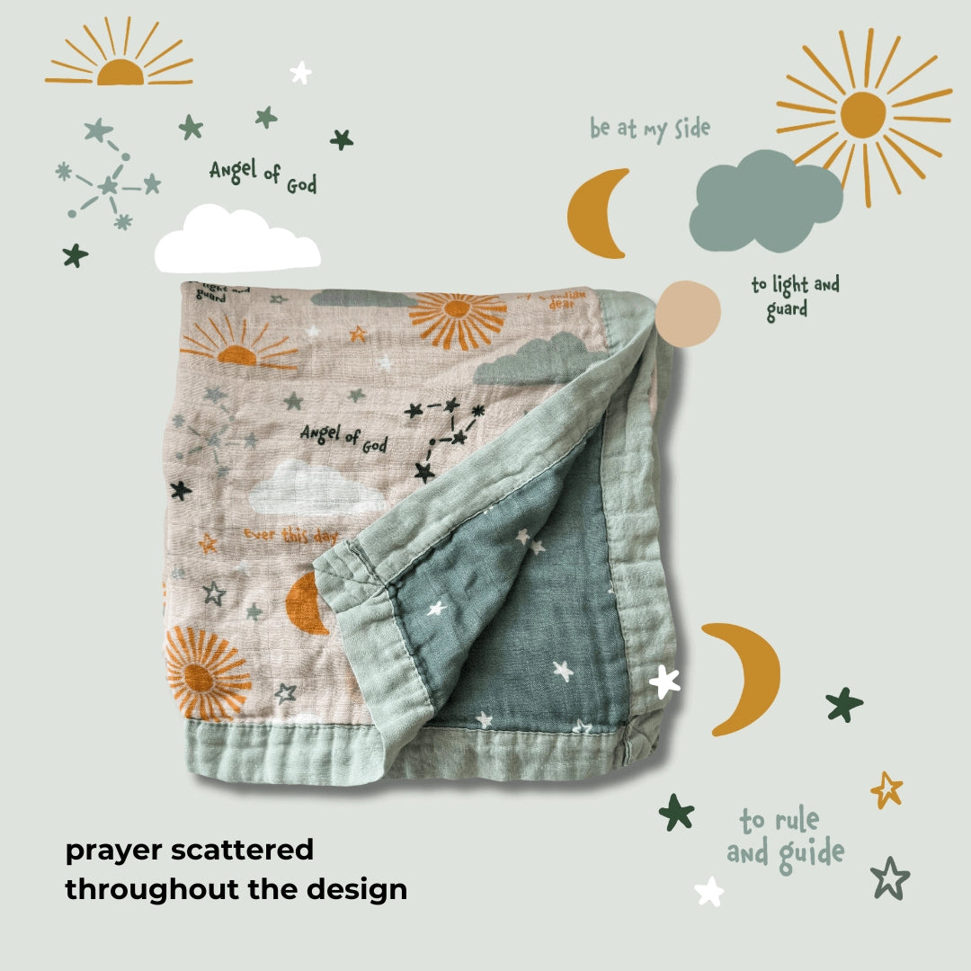 Guardian Angel Double Muslin Blanket