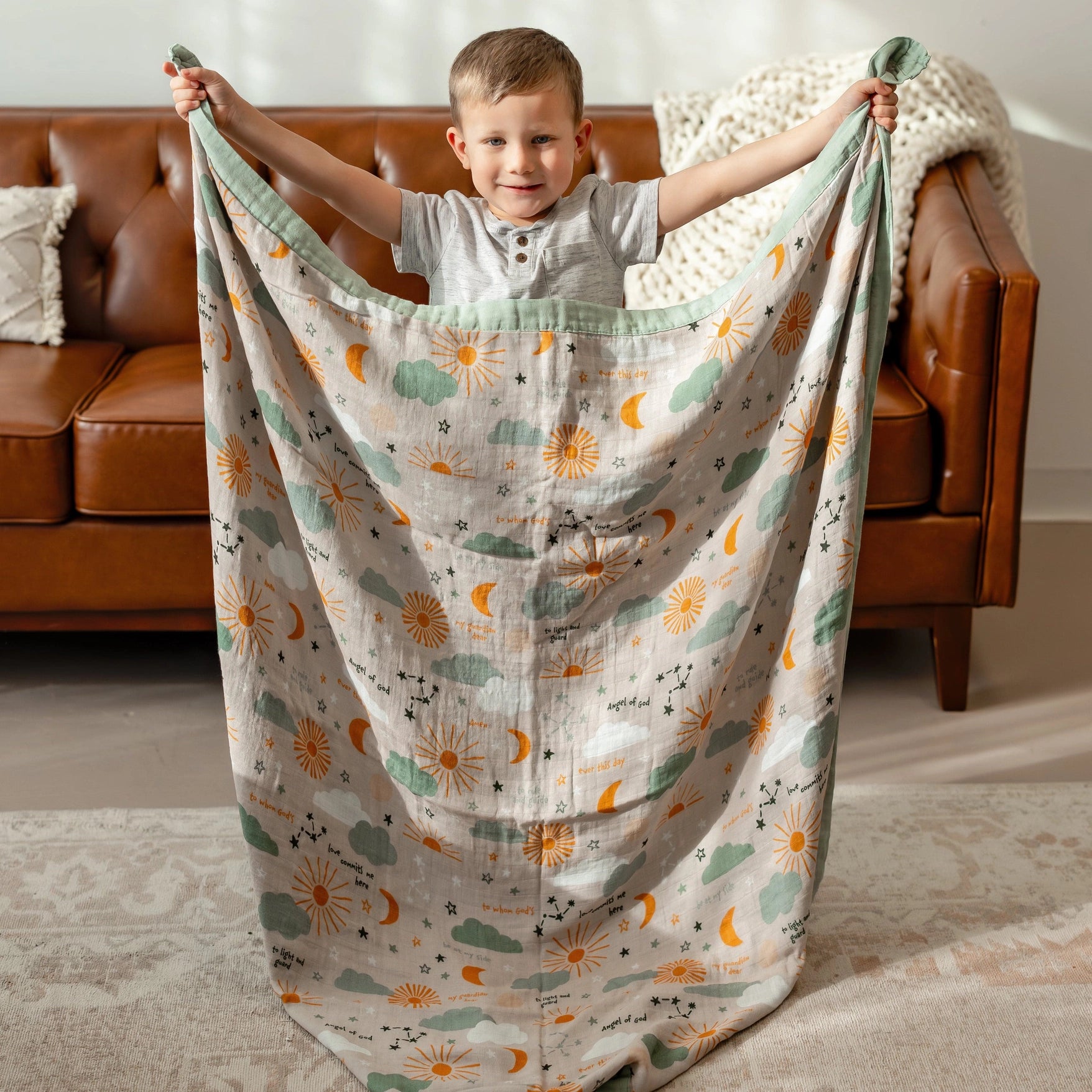 Guardian Angel Double Muslin Blanket