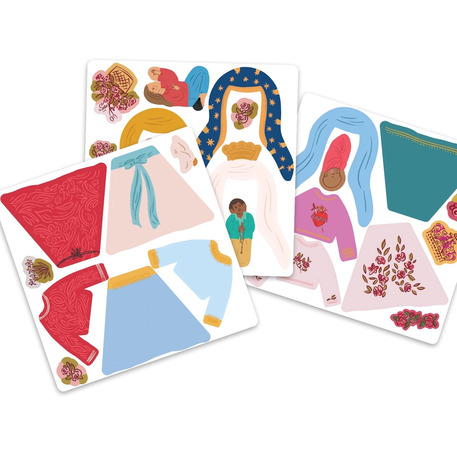 Mary Dress Up Magnet Set